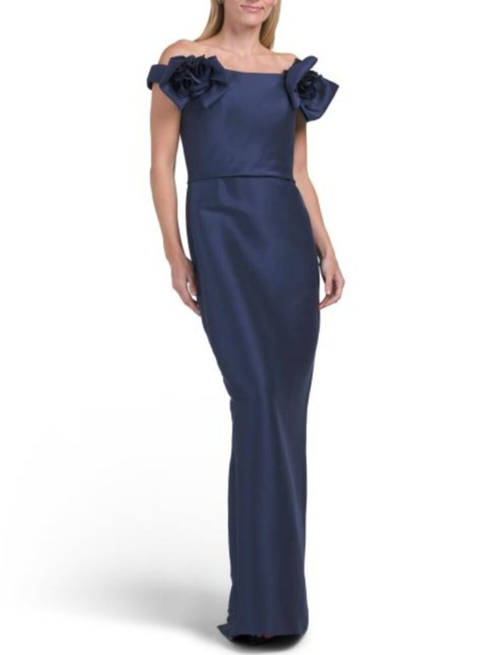 RENE BY RENE RUIZ Off The Shoulder 3d Gown